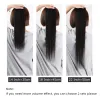 Pièce Isheeny Clip en une seule pièce pinces à cheveux brésiliennes Tic Tac 5 clips 14 "18" 22 "Remy morceau de cheveux pince droite Extensions de cheveux humains