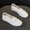 Casual Shoes Little White Women's 43 Large Size Autumn 2024 Loafers Flat Bottom Wild Lazy Single Women