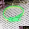 Bracelets de charme Toute la marque Fashion Ol Candy Couleur Bracelet Personnalité Zipper Creative Designer pour 5487792 Drop Livraison Bijoux Ot8Rp