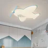 Ceiling Lights Nordic Children's Room Cute Airplane Light Modern Warm Romantic Princess Bedroom Girl Boy Lamps LED