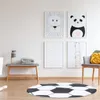 Party Supplies Round Rug Soccer Decoration Football Mat Shaped White Desk Stol Creative Area Rugs Kasta kuddar för sängen rundad badrum