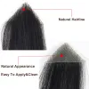 Toupees Natural Human Hair Pieces Toupee Men Forehead Hairpiece Patch Invisible Seamless Ultra Thin Skin PU Men's Capillary Prosthesis