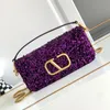 3D Embroidered Beaded Evening Bags Luxury Designer Handbag Crossbody Bag Evening Bag Fashion Women's Genuine Leather Red Chain Tote Bag