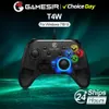 Spelkontroller Joysticks Gamesir T4W Wired GamePad PC -spelkontroller med joystick Asymmetriska vibrerande motorer Turbo -funktion 11Y240322