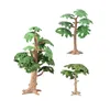 Dekorativa blommor 3 datorer Artificial Plant Tree Fake Decor House Plants Office Pine Decoration Simulation Ornament