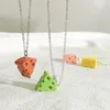 Chains Sweet Cheese Necklace Women's European And American Ins Style Creative Design Trap Friendship