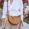 مصمم كيس الكتف حرة شحن Bollinger واحد كتف الكتف Crossbody حقيبة نصف منحنية كيس Crcent Leather حقيبة الإبط