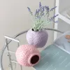 Cartoon Strawberry Vase Artificial Strawberry Flower Pot Flower Vase Fruit Terrarium Flower Vase Home Decoration Accessories 240311