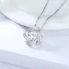 Подвески подвеска в виде клевера через границу модное женское ожерелье S подарок из чистого серебра