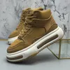 Sukienka ślubna Włoski w stylu imprezowym buty biznesowe moda High Top Lace Up swobodne buty motocyklowe okrągłe palce gęste dno