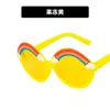 2 pcs Fashion luxury designer Rainbow childrens Sunglasses 2020 new baby cartoon cute little girl Sunglasses anti ultraviolet Sunglasses