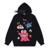 Sweats à capuche pour hommes Sweatshirts Chinachic American Cartoon Crayon Xiaoxin Dinosaur Print Petite foule Gardes à capuche Hommes et femmes Marque de mode Hip Hop Sweet Co