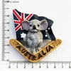 Buzdolabı Mıknatıslar El Çizilmiş Manyetik Buzdolabı Mıknatıs Avustralya Turist Koala Sydney Ev Dekorasyon Reçinesi Manyetik Soğutucu Sticker Mıknatıs Y240322