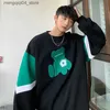 Felpe con cappuccio da uomo Felpe Privathinker Green Bear Moda uomo Brand New Streetwear Pullover Stile coreano Unisex Abbigliamento maschile allentato Q240322