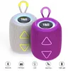 Wholesale TG655 Portable Bluetooth مكبرات الصوت اللاسلكية LED 1200MAH مقاوم للماء باس باس بوكس ​​AUX TF BT FORDSPEAKER VS TG106 TG116 TG117 TG656