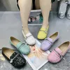 Casual Shoes Fashion Desugner Women Plus Size Female Flat Antislip Loafers Rhinestone Slip On 2024 Style