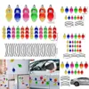 New For Light Stickers Refrigerator Magnets Reflective Christmas Decorations Bulb Magnet Set Car