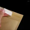 Sacos de armazenamento Saco de envelope de bolha de papel Kraft Express Logística Embalagem de transporte Engrossado-absorvente autoadesivo