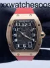 Мужские часы RicharMill ZF Factory Tourbillon Tpt Case 67-01 Корпус для часов из розового золота PaperU70S