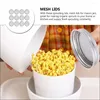 Dinnerware 12 Pcs Stainless Steel Sprout Cover Mason Jar Sprouting Cap Filter Lid Can Strainer Mesh Versatile