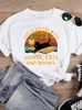 Koszulka damska Książki kawy Kawa T-shirt drukowana letnia koszulka graficzna modna damska koszulka z krótkim rękawem 240322
