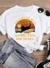 Women's T-Shirt Cat Books coffee T-shirt printed summer graphic T-shirt fashionable womens short sleeved cartoon T-shirt 240322