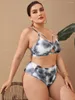 Women's Swimwear 026 Drop Open Back Bikini Swimsuit Ladies Beach Sexy Female Separate Two Piece Suit Woman Plus Size Bra L-4XL