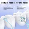 その他のアプライアンス口腔灌漑携帯携帯携帯水ベースの歯科用フロス水ベースのノズルクリーニング口頭洗浄機バージョン2 3-カラーギフトH240322