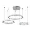 Lustres Chrome de luxe Led K9 lustre en cristal éclairage moderne pendentif plafonniers lampe pour salon Suspension maison déco