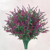 Decorative Flowers Artificial Lavender: Exquisite Fake For Stunning Home Decoration With Lifelike Plastic Blooms