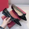 Woman Sandals dress shoes Women pump high heels Lady flat Loafers heel Satin Jewel Buckle Mules Slide sandals pointy toe