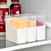 Storage Bottles Cheese Box Refrigerator Food Container Slice Kitchen Gadgets Fresh-Keeping Tea Bag Jar