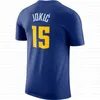 Kurzarm-T-Shirt mit Nikola 15-Basketball-Sportclub-Fans-Logo, Performance-Übungs-T-Shirts