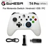 Game Controllers Joysticks GameSir T4pro 2.4G Wireless Gaming Controller to Nintendo Switch OLED IOS Arcade Android mobile game controller MFi GamesY240322