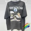 Мужские футболки, футболка FREEDOM SAINT MICHAEL, мужская и женская футболка с брендингом в стиле аниме IP Co, футболка J240322