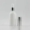 Бутылки для хранения Белое стекло Бутылка-пипетка для жидких реагентов с пипеткой для капель Масляный спрей Многоразового использования 50 мл