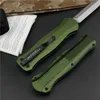 3310 INFIDL D/E OTF AUTO Knife 3.858" D2 Steel Blade,Green 6061 aluminum Handles,Outdoor Tactical Knvies EDC Pocket Tools BM 4600 3400 3300