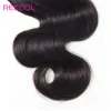 Perruques Reolol Body Wave Bundles Brésilien Remy Hair Weave Sewle Backs Terbe 1/3/4 Poucles Extensions de cheveux humains Couleur naturelle