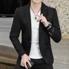 Men's Suits Spring Handsome Men Blazer Hombre Casual Single Button Soft Comfortable Quality Slim Fit Jacket Trends Terno Masculino