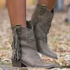 Bottes Bottes en caoutchouc pour femmes Designer de luxe Faussettes d'hiver Roun