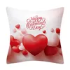 Oreiller romantique ange ballon couverture 45x45 cm mignon Double face taies d'oreiller cadeaux de saint valentin ajouter une atmosphère Festive DFa3