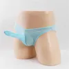 Underpants Solid Low Waist Men's Thong Briefs T-shaped Underwear With JJ Cover Set Bodice Panties Sexy G-strings Erotic Male's