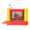 Castello Gonfiabile Europa Parco Giochi per Bambini al Coperto Buttafuori Jumper Salto Casa di Rimbalzo con Trampolino Scivolo La Casetta da Gioco All'aperto Bull Riding Design Giocattoli Divertenti Gif