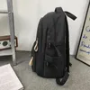 Zaino JOYPESSIE Fashion Big Impermeabile Bookbag Ragazza adolescente Zaino in nylon per la scuola superiore Mochila Boy Uomo Zaino per laptop Nero