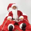 Odzież dla psów Śliczny ciepły kostium z Snowman Doll Doll Santa Płaszcz Ubranie Pet Zapasy dla zwierząt domowych