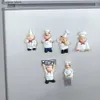 Imãs de geladeira Criativo 3D Chef Estátua Geladeira Ímã Dos Desenhos Animados Chef Modelo Informações Adesivo Decorativo Refrigerante Adesivo Y240322