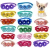 50100st Dog Bow Tie Lotts Flower Collar Diamod Accessories Small Dogs Cat Puppy Bowtie Bowties Pet Supplies 240314