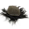 Toupees Super Fine 100% Remy Human Hair 통기성 풀 스위스 레이스 Toupee 대머리 남성