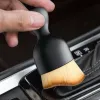 Brosse douce de nettoyage d'évent de voiture avec boîtier, outil de nettoyage intérieur de voiture, brosse artificielle de voiture, dépoussiérage de crevasses de voiture, brosse de nettoyage de dépoussiérage de chaise