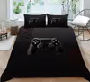 Bedding Sets Gamer Gamepad Duvet Cover Set For Boys Girls Kids 3D Gaming Geometric Comforter &Pillowcases Bedroom Decor